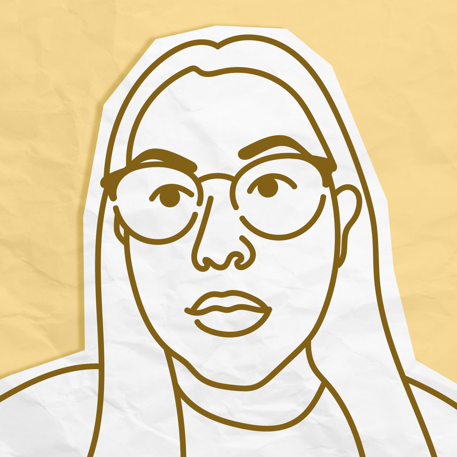 vector drawing of myself